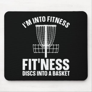 Disc Golf Art For Men Women Disc Golfer Player Dis Mouse Pad