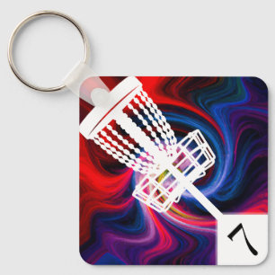 Disc Golf Bag Tag Keychain