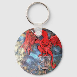 disc golf bag tag keychain