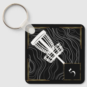 Disc Golf Bag Tag Keychain
