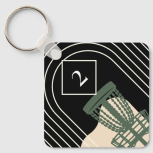 Disc Golf Bag Tag Keychain