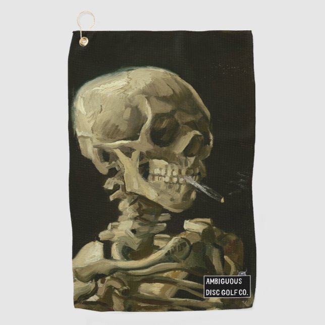 Disc Golf Bag Towel with Carabiner (Front)