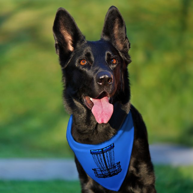 Disc Golf Basket 2 Pet Bandana Collar (Dog)