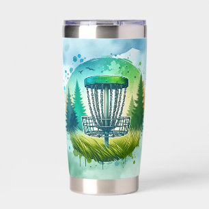 Disc Golf Basket Best Dad by Par Insulated Tumbler