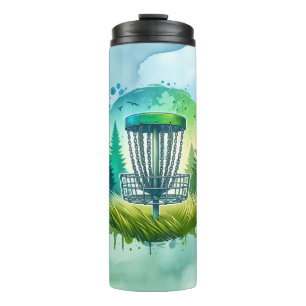 Disc Golf Basket Best Dad by Par Thermal Tumbler