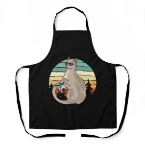 Disc Golf Basket Funny Cat Gift Player Apron