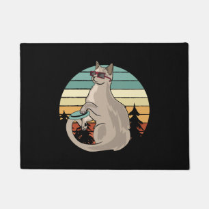 Disc Golf Basket Funny Cat Gift Player Doormat