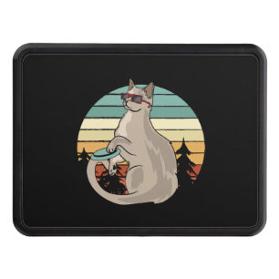 Disc Golf Basket Funny Cat Gift Player Hitch Cover