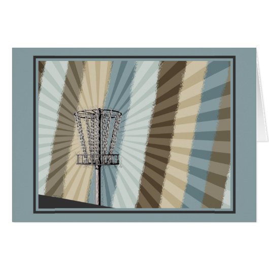 Disc Golf Basket Graphic Cards (Front Horizontal)