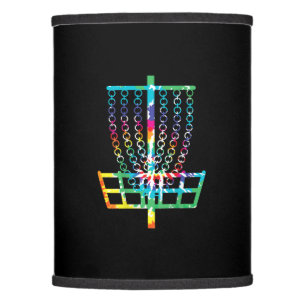 Disc Golf Basket - Hippie Rainbow Gift Lamp Shade