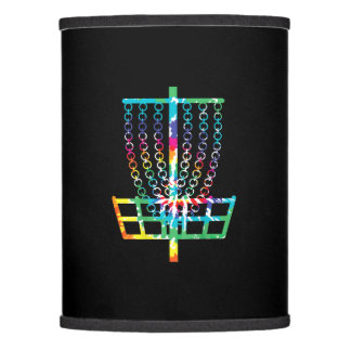 Disc Golf Basket - Hippie Rainbow Gift Lamp Shade