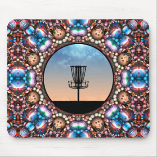 Disc Golf Basket Mouse Pad