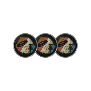 Disc Golf Basket Retro Golf Ball Marker