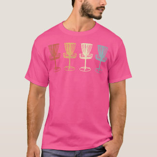 Disc Golf Baskets Distressed T-Shirt