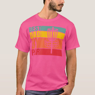 Disc Golf Best Dad By Par Funny Fathers Day Frisbe T-Shirt