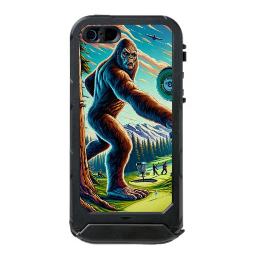 Disc Golf Bigfoot in the Woods Waterproof Case For iPhone SE55s