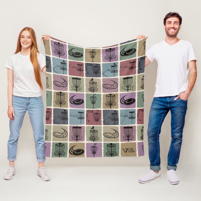 Disc Golf Blanket Gift, Cozy Sports Throw for Disc (In Situ)