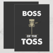 Disc Golf - Boss of the Toss (Front/Back)