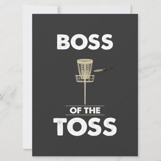 Disc Golf - Boss of the Toss (Front)