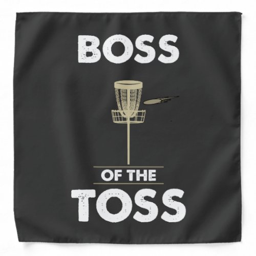 Disc Golf _ Boss of the Toss Bandana