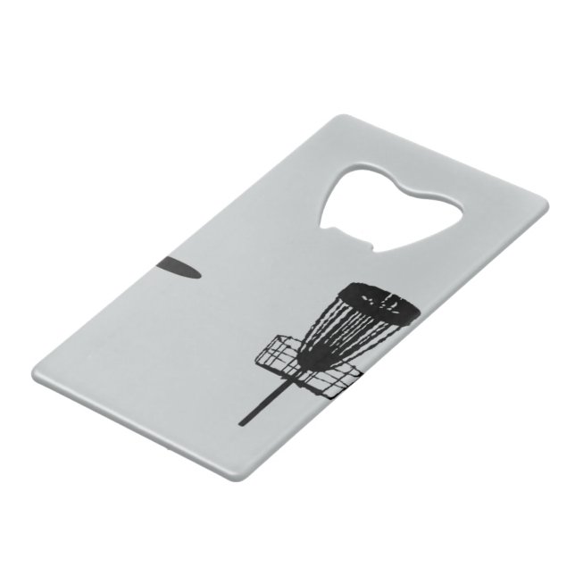 Disc Golf Bottle Opener - Obey The Line (Front Angled)