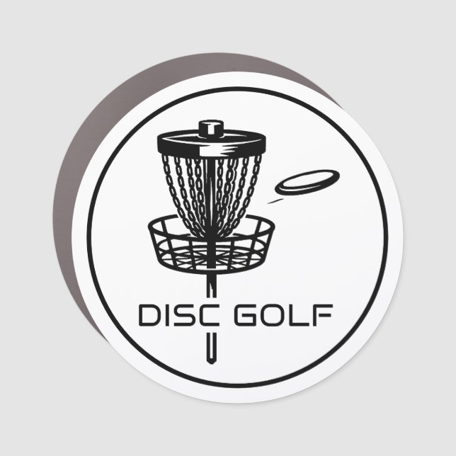 Disc Golf Car Magnet (Front)