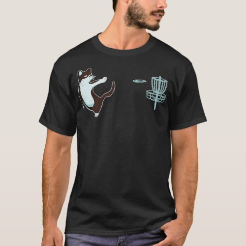 Disc Golf Cat  T_Shirt