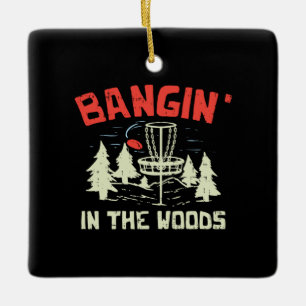 Disc Golf Ceramic Ornament