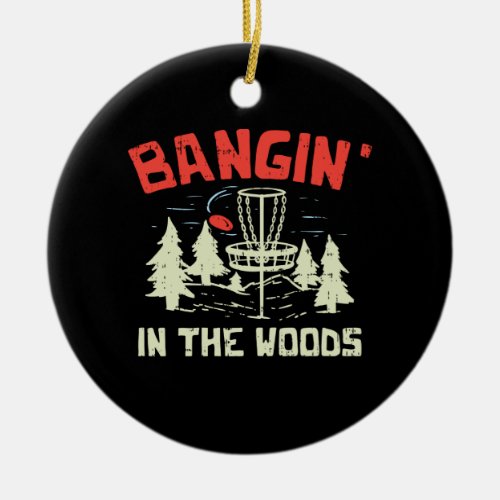 Disc Golf Ceramic Ornament