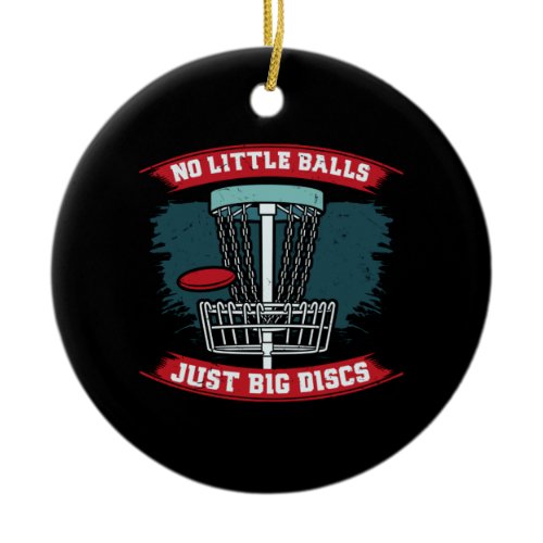 Disc Golf Ceramic Ornament