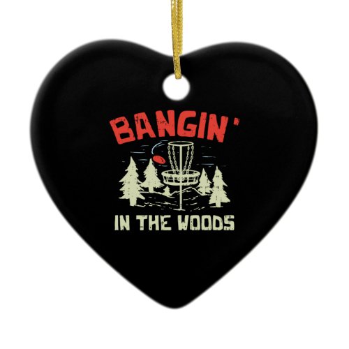 Disc Golf Ceramic Ornament
