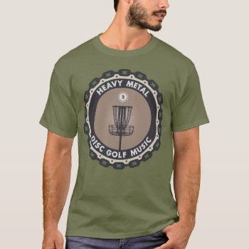 Disc Golf Chains T-shirt by philthebasket at Zazzle