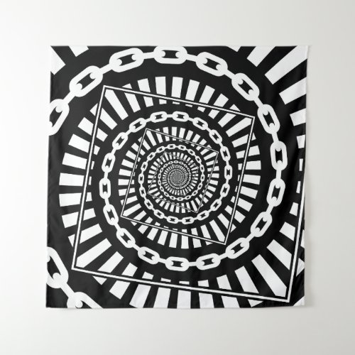 Disc Golf Chains Tapestry