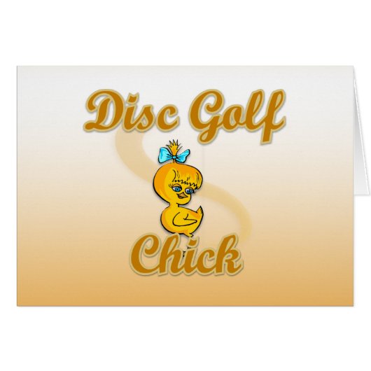 Disc Golf Chick  (Front Horizontal)