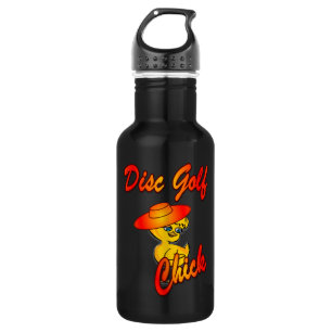 Disc Golf Chick #5 Water Bottle
