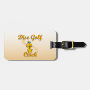 Disc Golf Chick  Luggage Tag