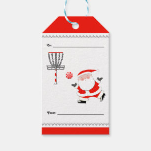 Disc Golf Christmas Gift Tags