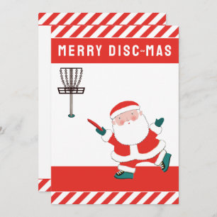 Disc Golf Christmas Holiday Card