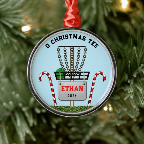Disc Golf Collectible 2024 Metal Ornament