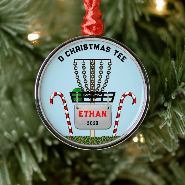 Disc Golf Collectible 2024 Metal Ornament (Tree)