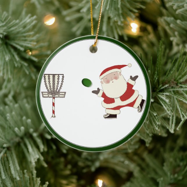 Disc Golf Collectible Ceramic Ornament (Tree)