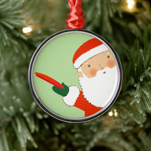 Disc Golf Collectible Metal Ornament