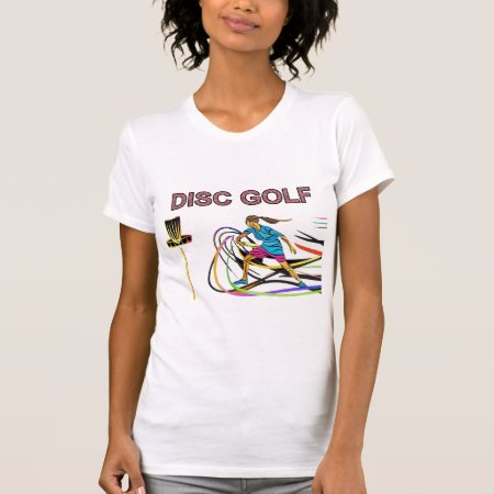 Disc Golf Color Streak T Shirt