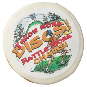 Disc Golf Cookie by timfoleyillo at Zazzle