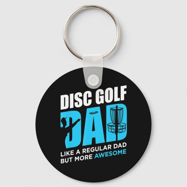 Disc Golf Daddy Keychain (Front)