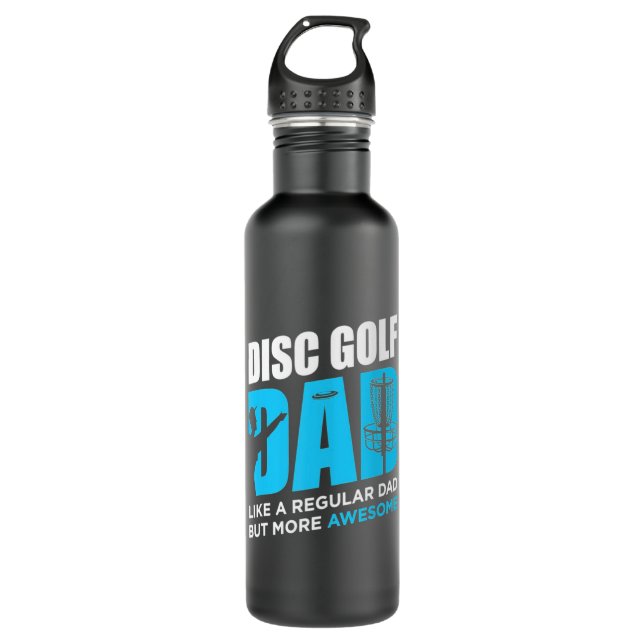 Disc Golf Daddy Stainless Steel Water Bottle (Front)