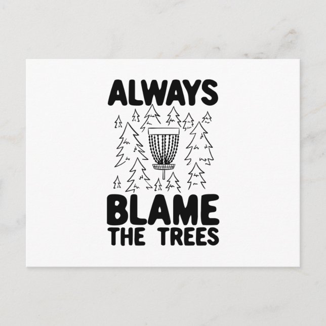 Disc Golf Disc Basket Gift Postcard (Front)