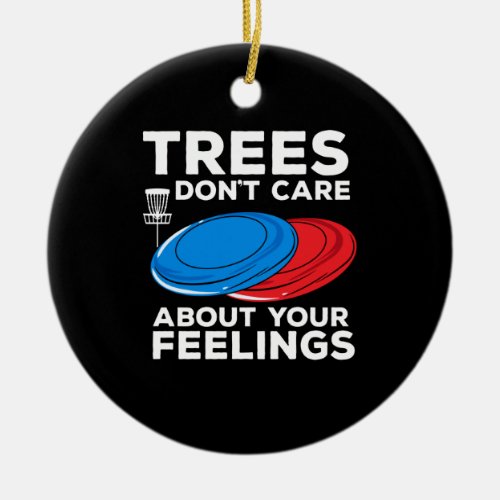 Disc Golf Disc Golf Frisbee Ceramic Ornament