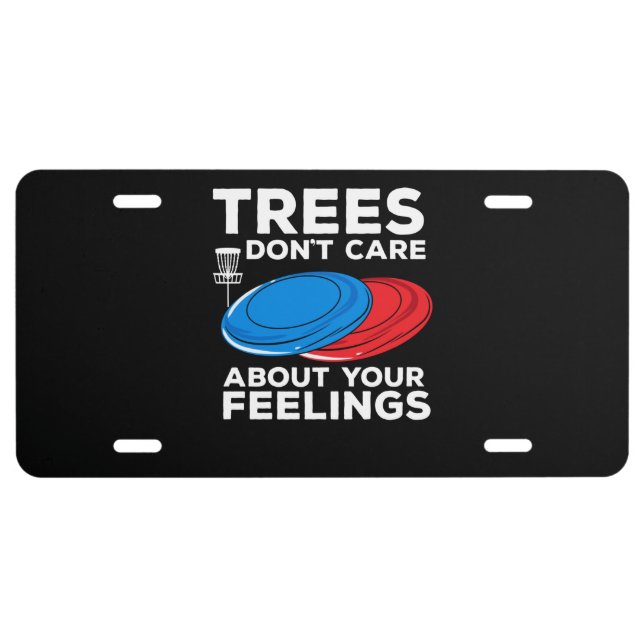 Disc Golf Disc Golf Frisbee License Plate (Front)