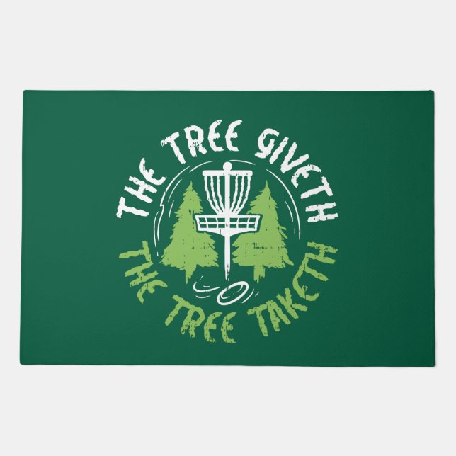 Disc Golf Disc Golf Player Gift Doormat (Front)
